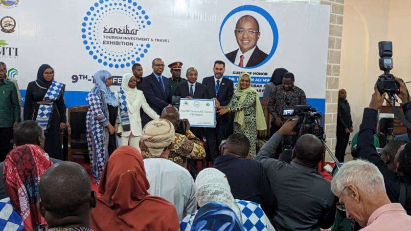 Participants at the Zanzibar Tourism Investment and Travel Exhibition (ZTITE) under the theme of ‘Greener Zanzibar’