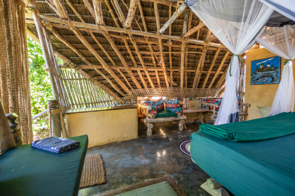 Accommodation on Chumbe Island Zanzibar, Accommodation